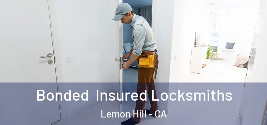 Bonded Insured Locksmiths Lemon Hill - CA