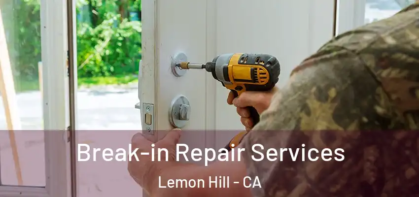  Break-in Repair Services Lemon Hill - CA