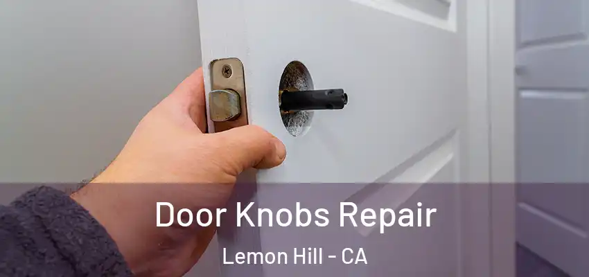 Door Knobs Repair Lemon Hill - CA