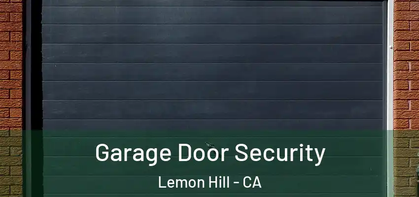  Garage Door Security Lemon Hill - CA