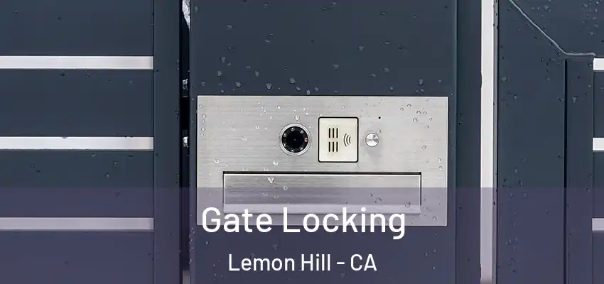  Gate Locking Lemon Hill - CA