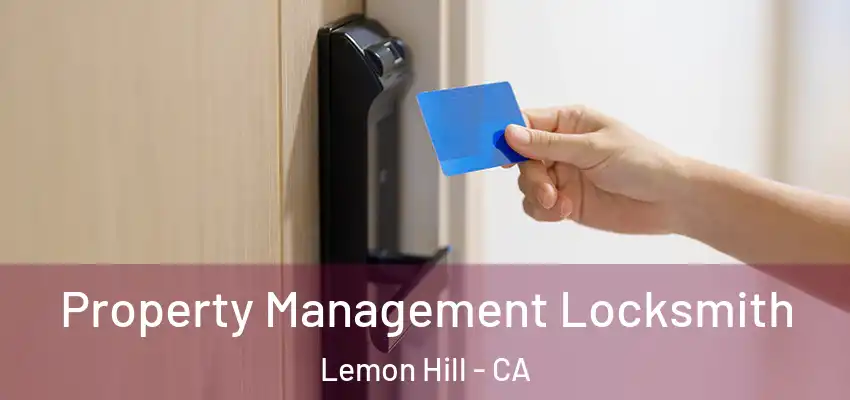  Property Management Locksmith Lemon Hill - CA