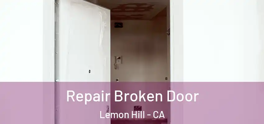  Repair Broken Door Lemon Hill - CA